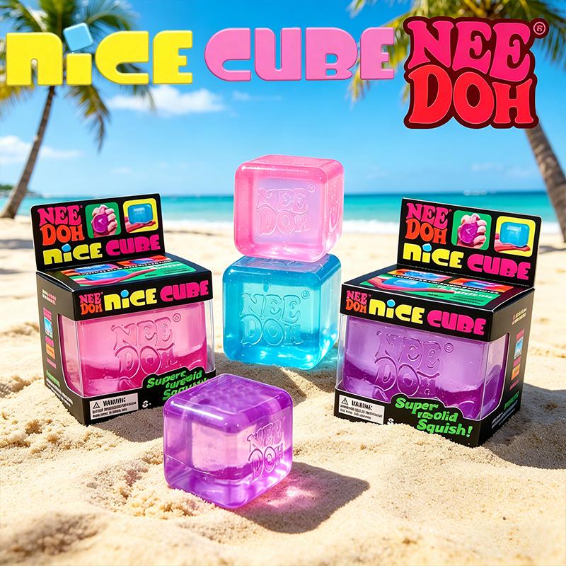 Topmix Schylling Needoh Nice Maltose Cube Sensory Squeeze Toy Stress Anxiety Relief Soft Squishy Fidget Toy For Adhd Focus