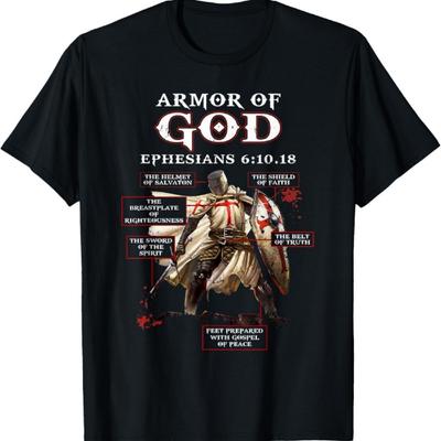 Armor Of God Knight Templar For Men T-Shirt