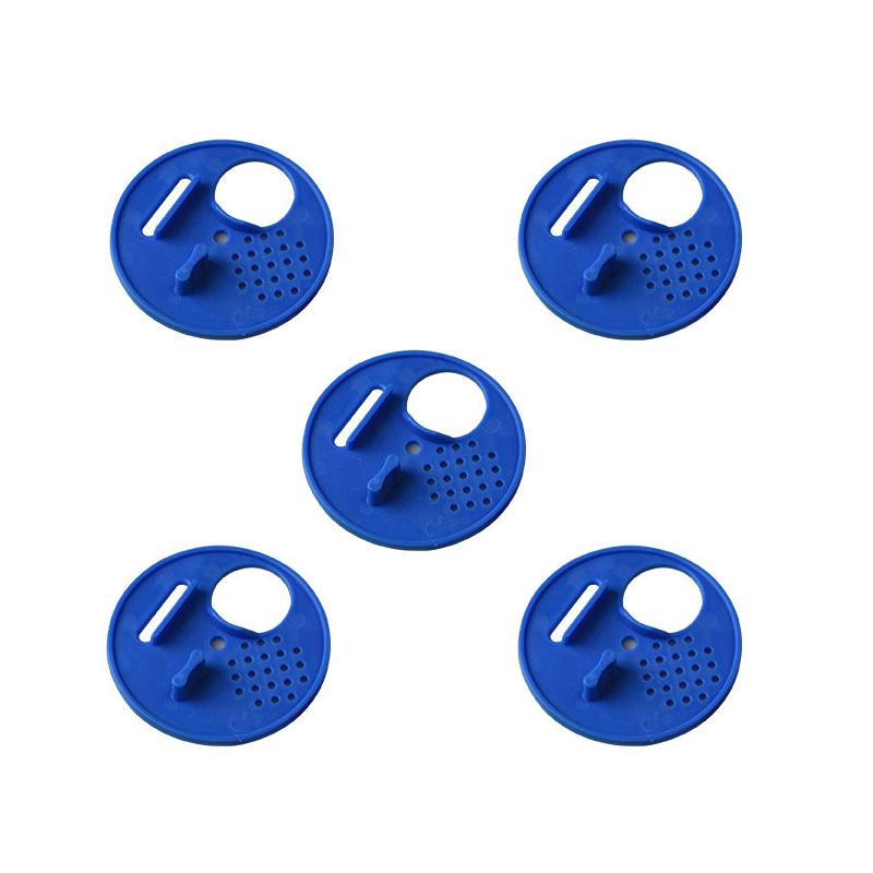 5Pcs Beekeeping Plastic Beehive Door Round Single Bee Exit Hive Vent Entrance Ventilation Gate Nest Tools Equipment Supplies