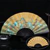 10inch Ancient-Style Folding Fans, Chinese-Style Silk Fans, Prop Fans for Summer Cooling, Portable Men's Folding Fans