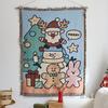 Christmas Tapestry Wall Hanging Decorative Throw Blanket Living Room Bedroom Camping Outdoor Use