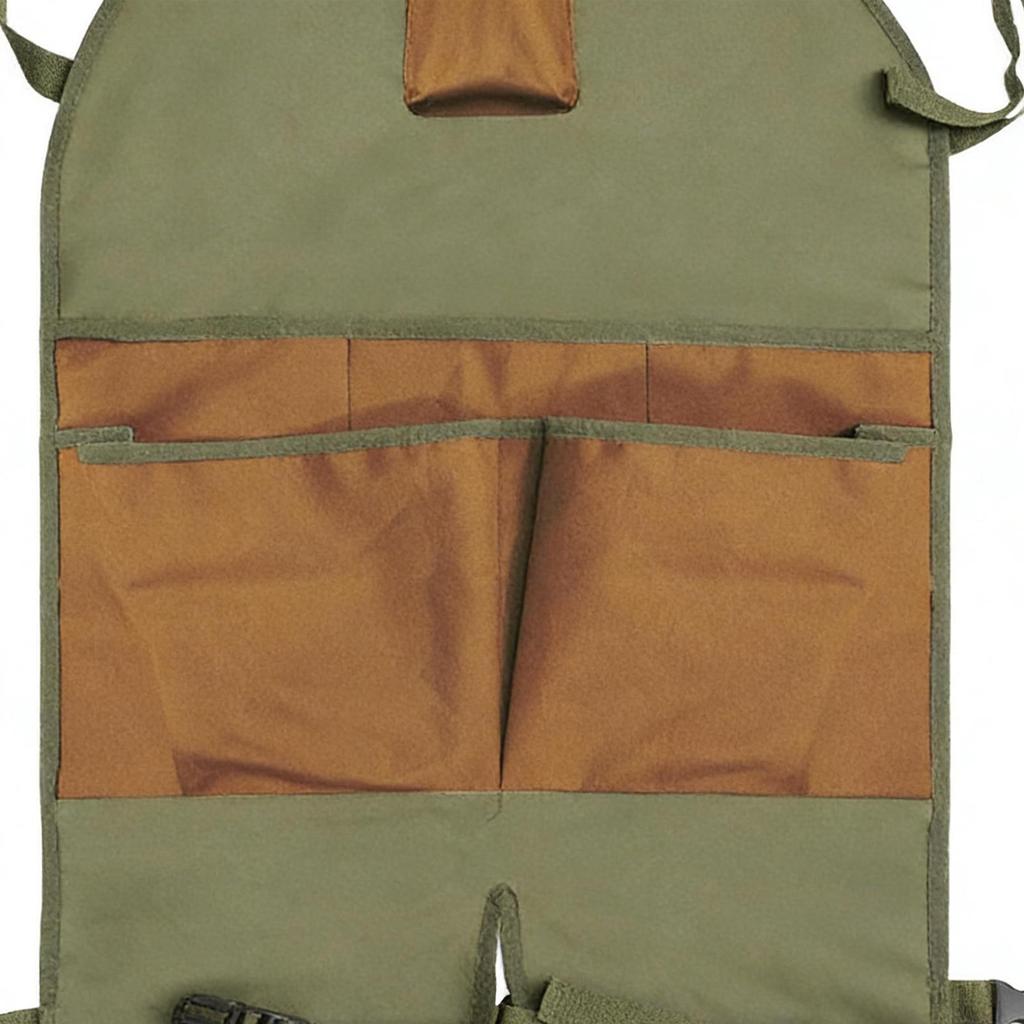 Garten-Schürze Mehrere Taschen Wasserdicht Garten-Arbeitskleidung Schürze BBQ Auto Mechaniker Mechaniker Werkzeug Verstellbar Leichte Schürze