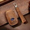 Leather Car Key Cover Keychain Holder Case Protector for Subaru Legacy Impreza Forester Xv Trezia BRZ Wrx Levorg Outback Remote