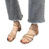 The New Style of Women's Shoes Goes Well with Thick-heeled High Heels Slippers and Sandals