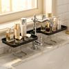 No-Drill Bathroom Storage Rack Large Capacity Faucet Drain Organizer Cosmetics Stand Household