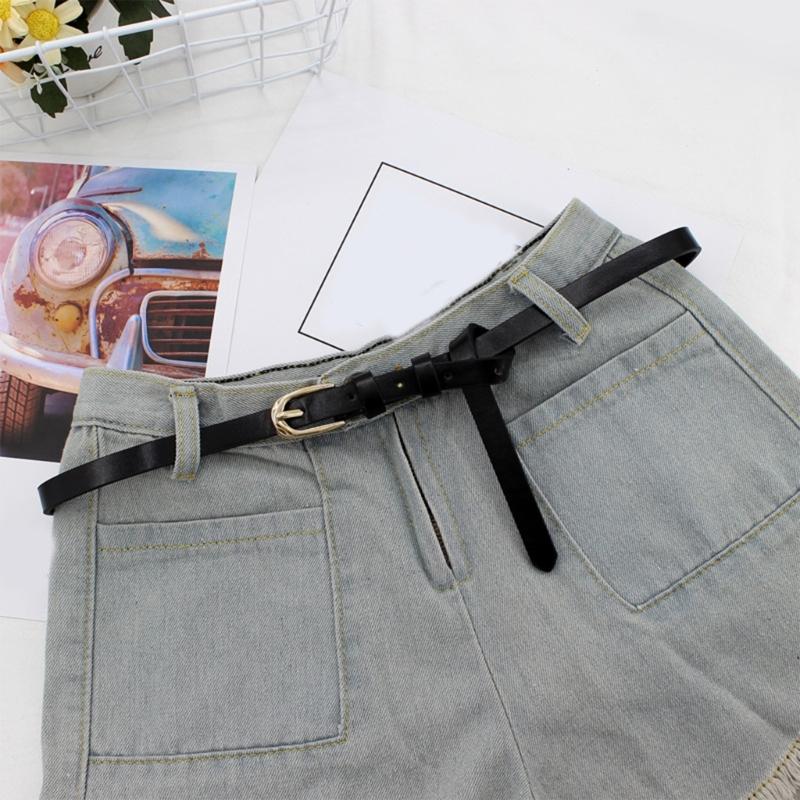 Trendy Women's Thin Belt Female Waist Band Dresses Coats Waist Girdle Decoratvie Sash with Solid Color for Lady Girls