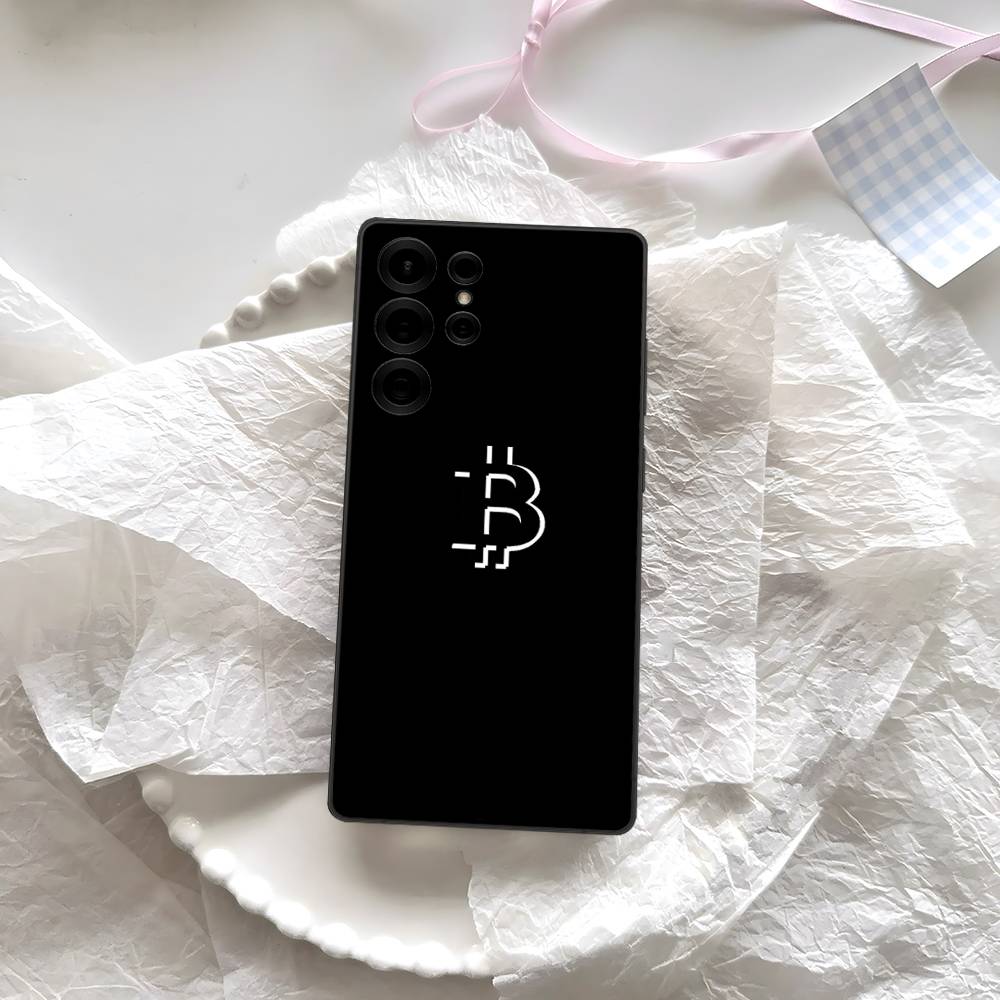 Bitcoin Phone Case For Samsung S 24 Fe 25 Ultra Plus 20 Lite 21 30 22 23 24 22 Ultra 5G Fundas