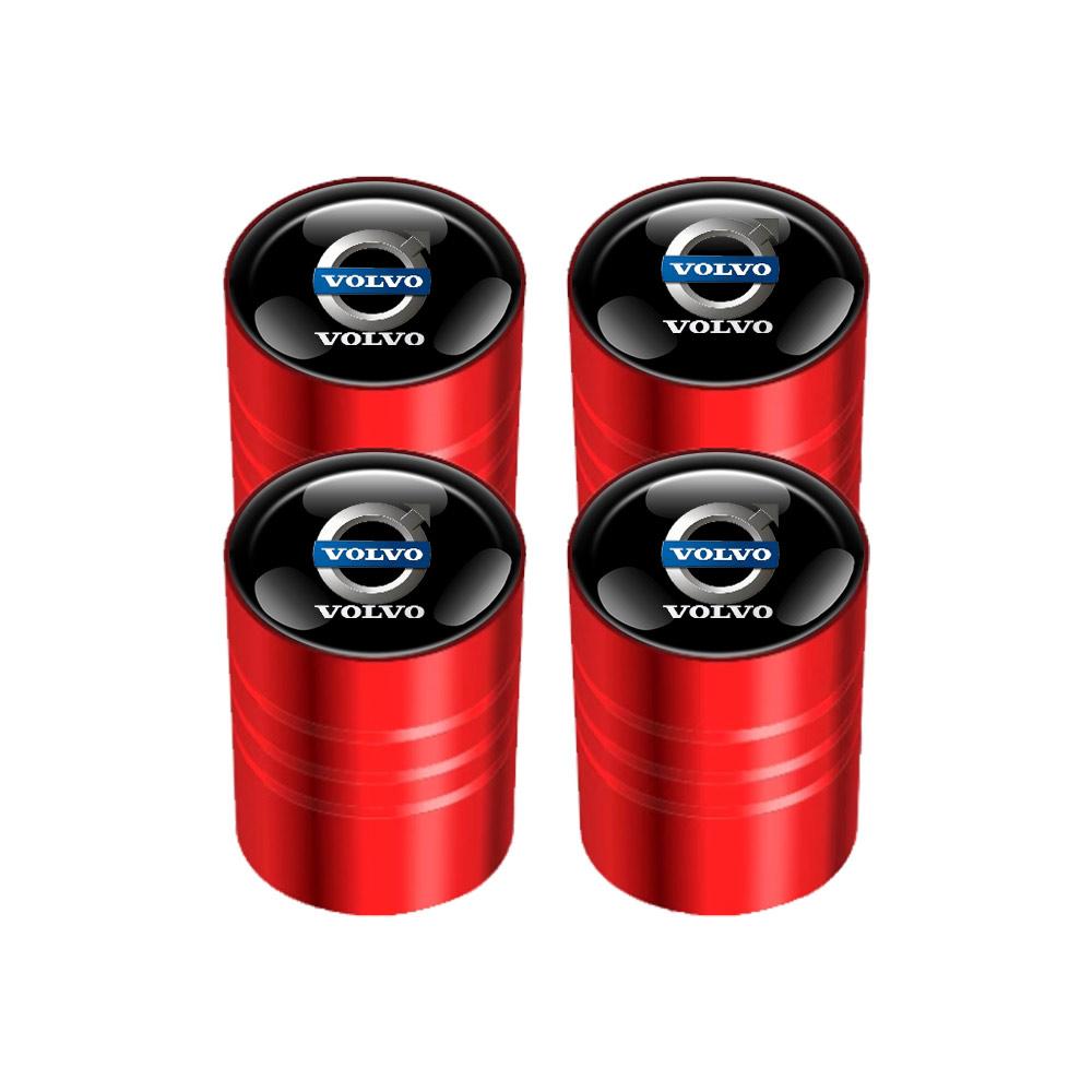 

4Pcs/Set Car Wheel Tire Valve Caps Metal Stem Cover For Volvo XC40 XC60 XC90 C30 C70 S40 S60 S80 S90 T5 T6 T8 V40 V50 V60 V70