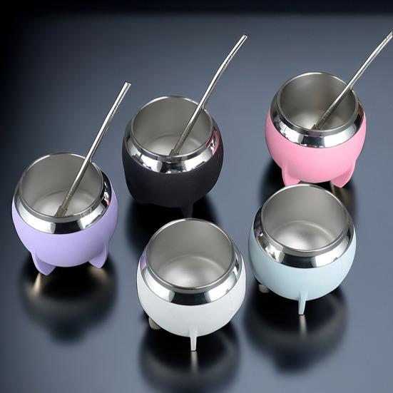 280ML Thermal Cup Stainless Steel Vacuum Mug Portable Insulated Beverage Cup for Hot And Cold Drinks