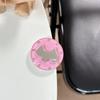 Creative Puppy Mirror Telescopic Desktop Watching Drama Mobile Phone Airbag Holder Paste Simple Rhinestone Solid Color Round Ring Ring