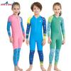 Dětský UV Ochranný Rash Guard Plavky Dlouhý Rukáv Rychleschnoucí Potápěčský Oblek Kluci Dívky