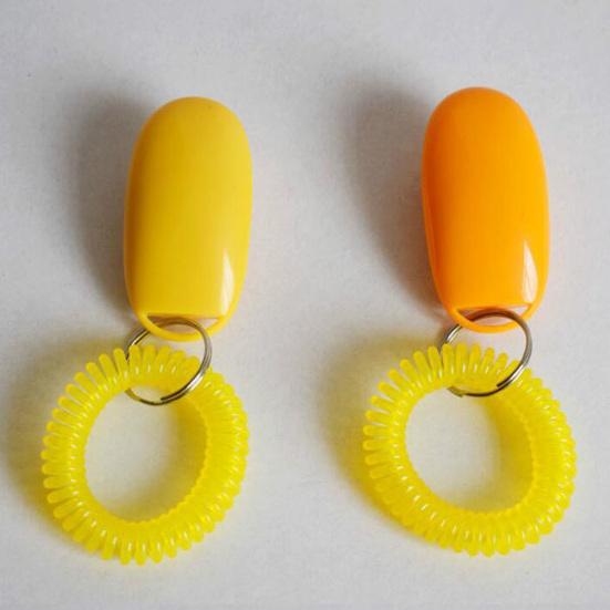 Clicker per addestramento animali domestici Frequenza regolabile Resistente all'usura Solido Non sbiadisce Comodo esercizio per smettere di abbaiare