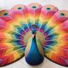 Peacock Floor Mat 3D Realistic Pattern Bathroom Mat Quick Dry Floor