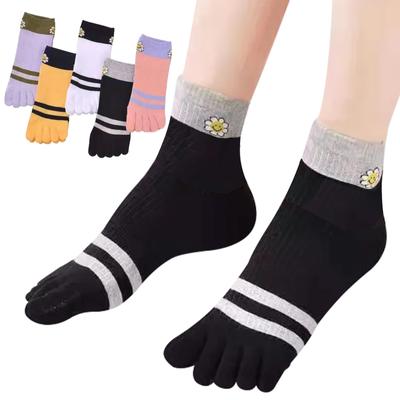 5 Toe Socks for Hard To Take 5 Toe Odor One Size Fits Medium Length of 5 Pairs In 5 [MgDa] Women, Off, Socks, Breathable, Resistant, Most, (I