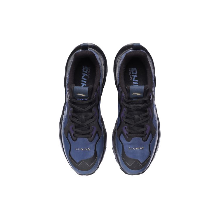 Li Ning Protective Cloud Synthetic Leather Fabric Shock Absorbing Non-Slip Wear-Resistant Lightweight Breathable Low-Top Running Shoes ARHR079-2