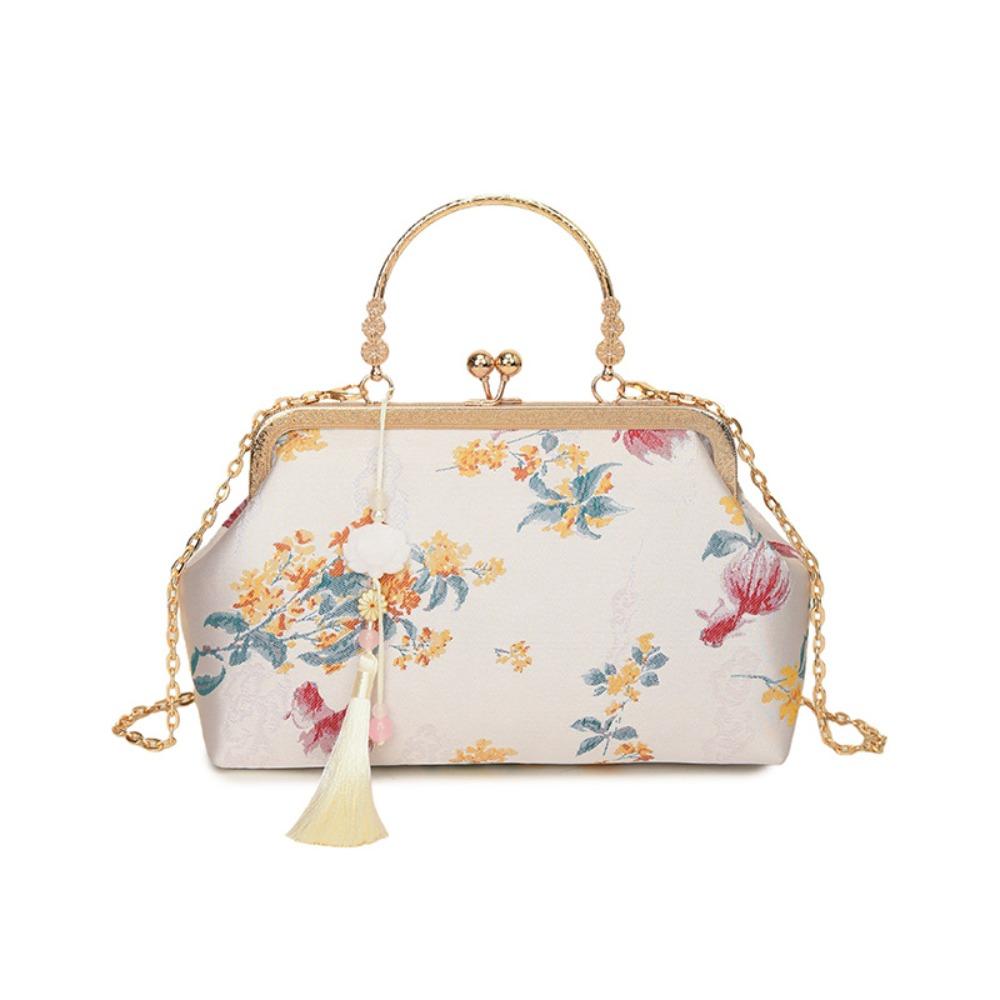 Cheongsam Accessories Chinese Style Handbag Elegant Wrist Bag Trendy Hanfu Clutch Bag  Women
