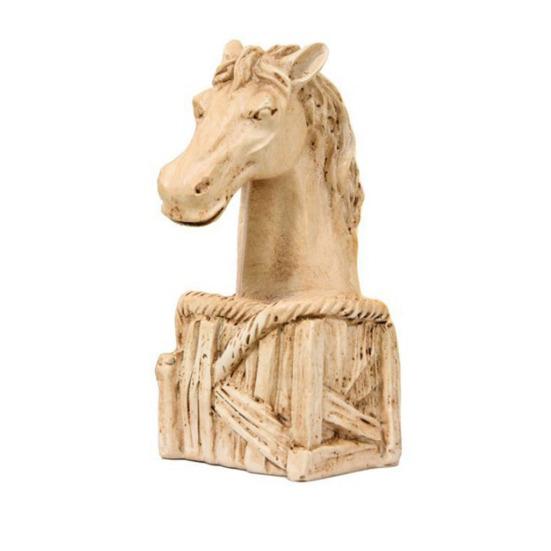 

Double Horse Head Sculpture Resin Loving Horse Figurine for Living Room Bedroom Decor Romantic Equestrian Statue for Horse Lovers Anniversary