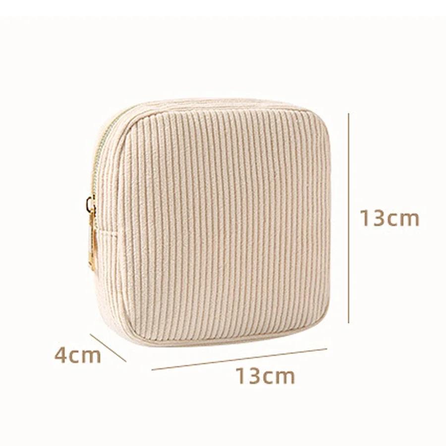 Fashion Makeup Lipstick Sanitary Napkins Case Mini Cosmetic Storage Pouch Women Ins Travel Organizer Bags Small Pouch