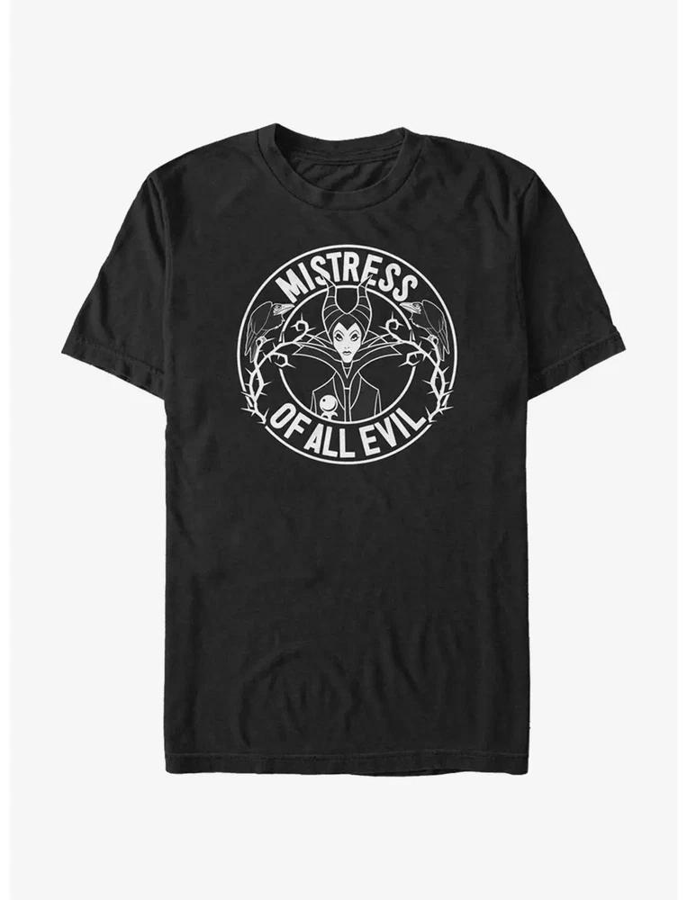 Villains Mistress Of Evil Stamp Black Tshirt S