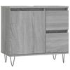 VidaXL Armoire de bain sonoma gris 65x33x60 cm bois d'ingénierie 831610