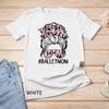 Damen Dy Messy Bun Ballett Mama Muttertag Tanzliebhaber Unisex T-Shirt Herren Damen T-Shirts Oberteil