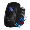 12V 24V Boat Trim Tabs Switch (ON)-OFF-(ON) Momentary Rocker Switch Waterproof Blue Light ON-OFF Toggle Switch With Harness Switches4