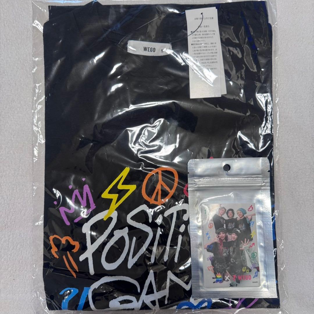 [New and unopened] PG WEGO collaboration T-shirt M sticker set of 3