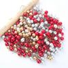 1.2cm Artificial Flowers Berry Christmas Ornaments for Home Decor Xmas Tree New Year Party Decoration DIY Cake Gift Accessories