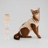 Midpet Striped Cat Sterilization Surgical Gown Anti-Licking Postoperative Recovery Breathable Clothing for Female Cats Weaning