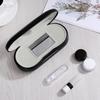 1PC Double-layer Dual-use Contact Lens Boxes Handmade Beauty Portable Men Women Glasses Eyewear Accessories