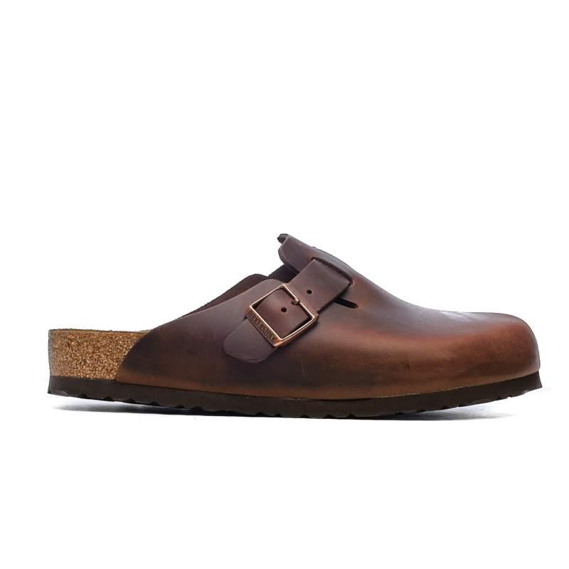 Mules Birkenstock Brown Boston Normal