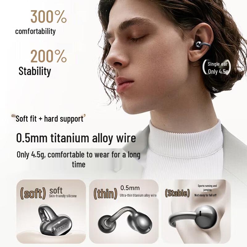 SANAG S8S AI Open-Ear Bluetooth Sports Earphones