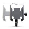 Bike Mobile Phone Holder 360 Degree Rotation Universal Aluminum Alloy Motorcycle Phone Mount for Navigation