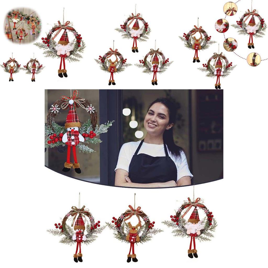 Charming Christmas Decorations Garland Rattan With Lights For Festive Home Parties