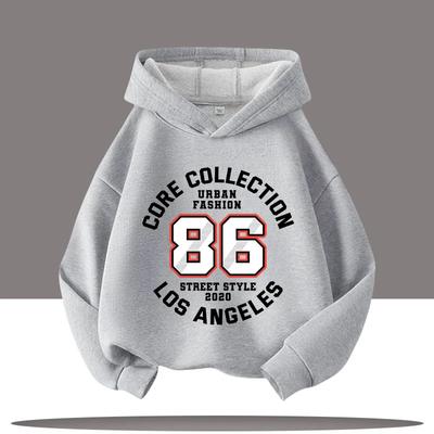 Neuer Retro Digital bedruckter Kinder Kapuzenpullover Cartoon Junge und Mädchen Lässiger Herbst Hoodie
