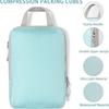 Compression Packing Cubes For Suitcases Travel 4 Set Expandable Travel Bags Organizer For Luggage