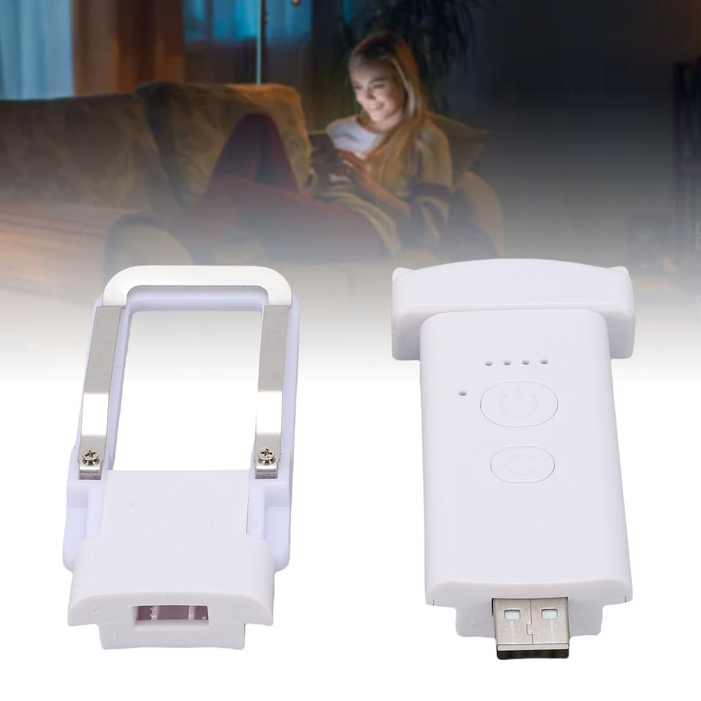 Book Light 5 Brightness  s Foldable Rechargeable Clip On LED Reading Light for Bed Night Use