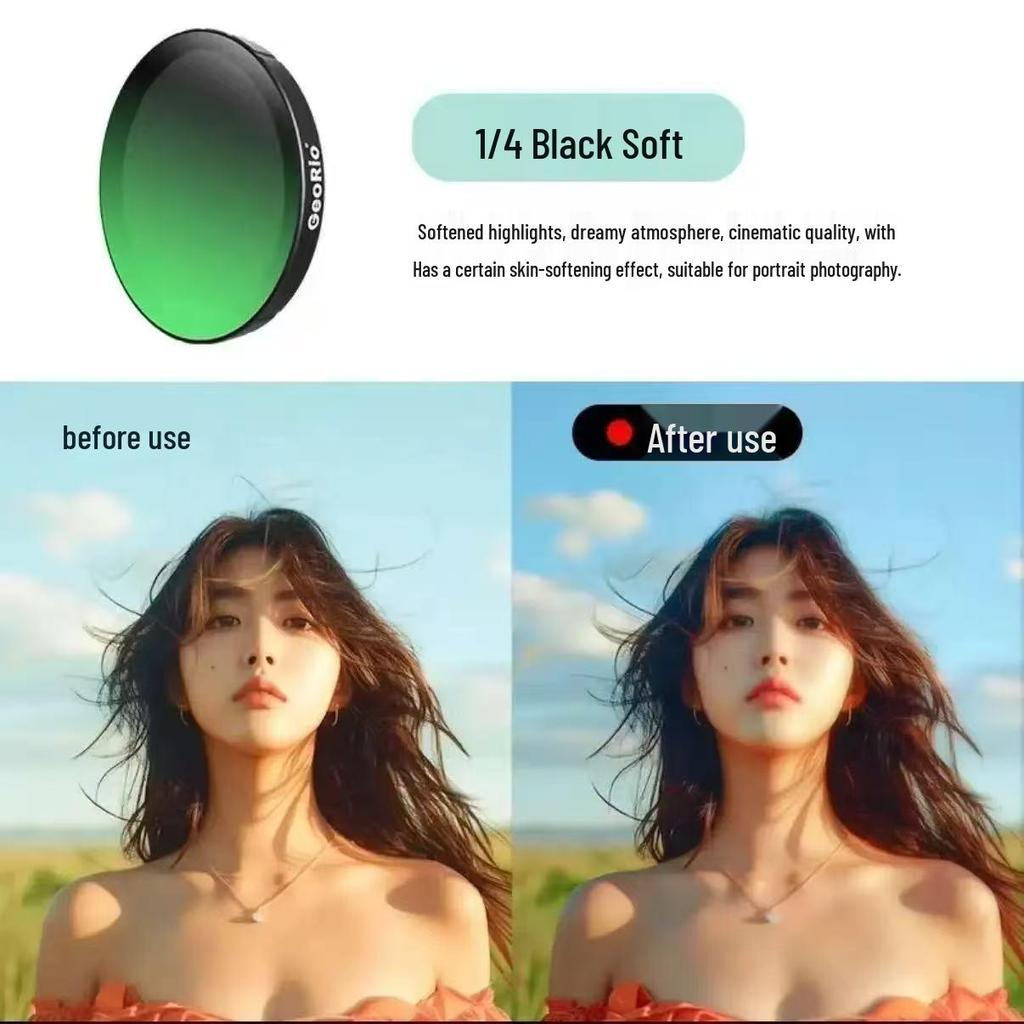 Polarizing ND Dimming & UV Protective Filter for DJI Osmo Action 3/4/5 PRO Camera