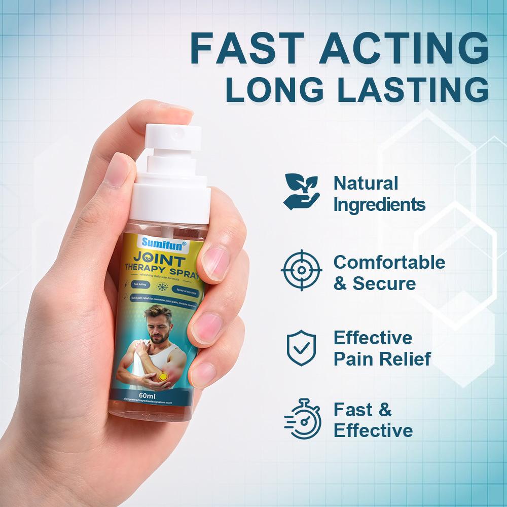 Sumifun 60 ML Joint Care Spray Body Joint Gentle Ingredients Topical Quick Relieves Knee Discomfort External Care Spray Athlete Elderly Essential