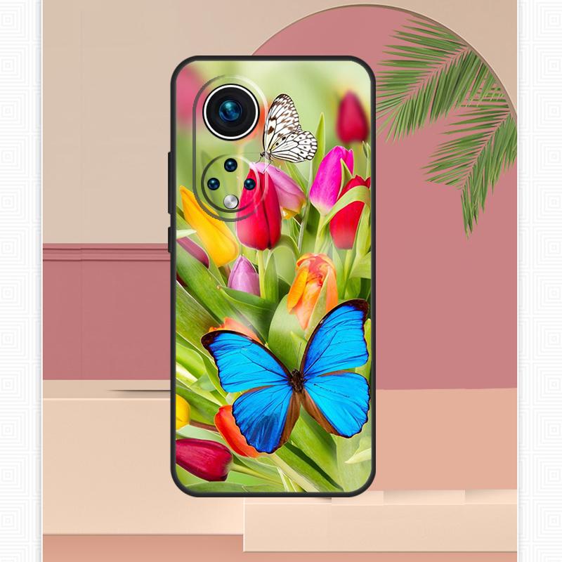 Colorful Butterfly Case For Honor Magic 5 6 7 8 Pro Honor 400 Lite 200 X9c X9b X9a X8b X8a X8c 50 70 90 Cover