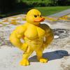3/1Pcs Muscle/Angry Duck Statue -3D Desktop Decor,Cute Bookshelf Whimsical Figurine,Multifunctional Home Decoration Accessories
