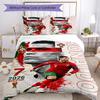 Cristiano Ronaldo Bettwäsche-Set Atmungsaktiver Bettbezug mit Kissenbezügen Dekorative Bettwäsche für Schlafzimmer Heimdekoration Geburtstagsgeschenk