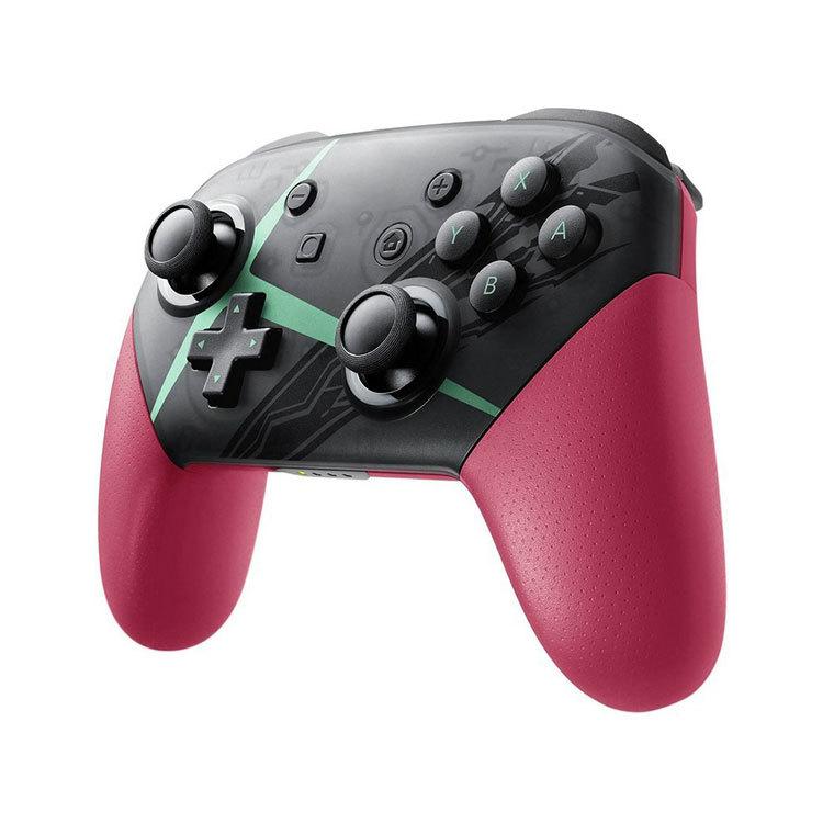 Wireless Controller for Switch Console Gamepad with Motion Control Turbo, Zelda Splatoon 2 Xenoblade Theme Pro Controller