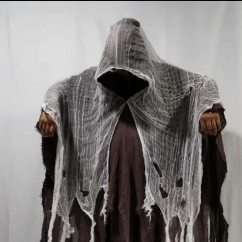 Halloween Zombie Kostra Plášť Pro Dospělé Děti Cosplay Horor Duch Smrt Kostým