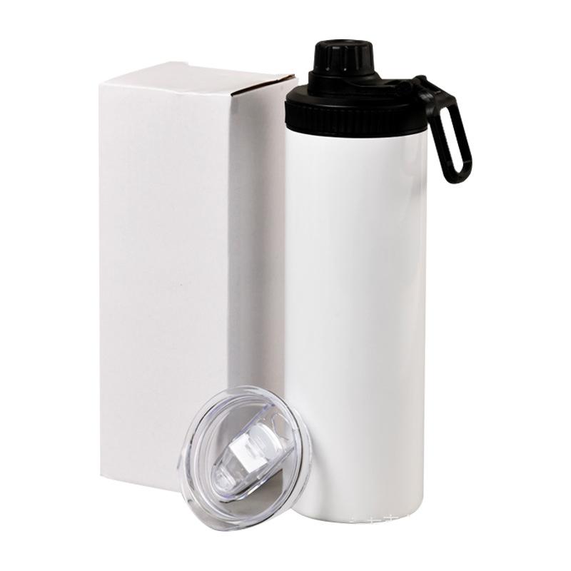 Sublimation Blank Straight Cup Stainless Steel Water Bottles Tumbler Coffee Mug Cup Vacuum Flasks DIY Insulated Thermos 6OZ-30OZ