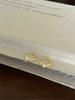 LT--EK569 925 Sterling Silver Gold Plated Pearl Hoop Earrings Women Simple Exquisite Personalized Pearl Ear Buckles