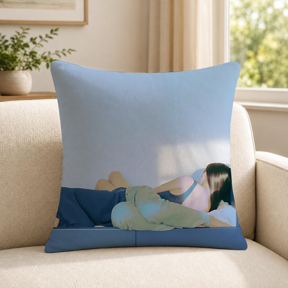 Rapper ZZICO Cushion Cover Soft Short Plush SkinFriendly Cushion Case for MultiScene Use