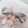 Retro Y2k Hollow Out Sunglasses With Pc Lenses For Festival Wear And Fashion Demonstrations