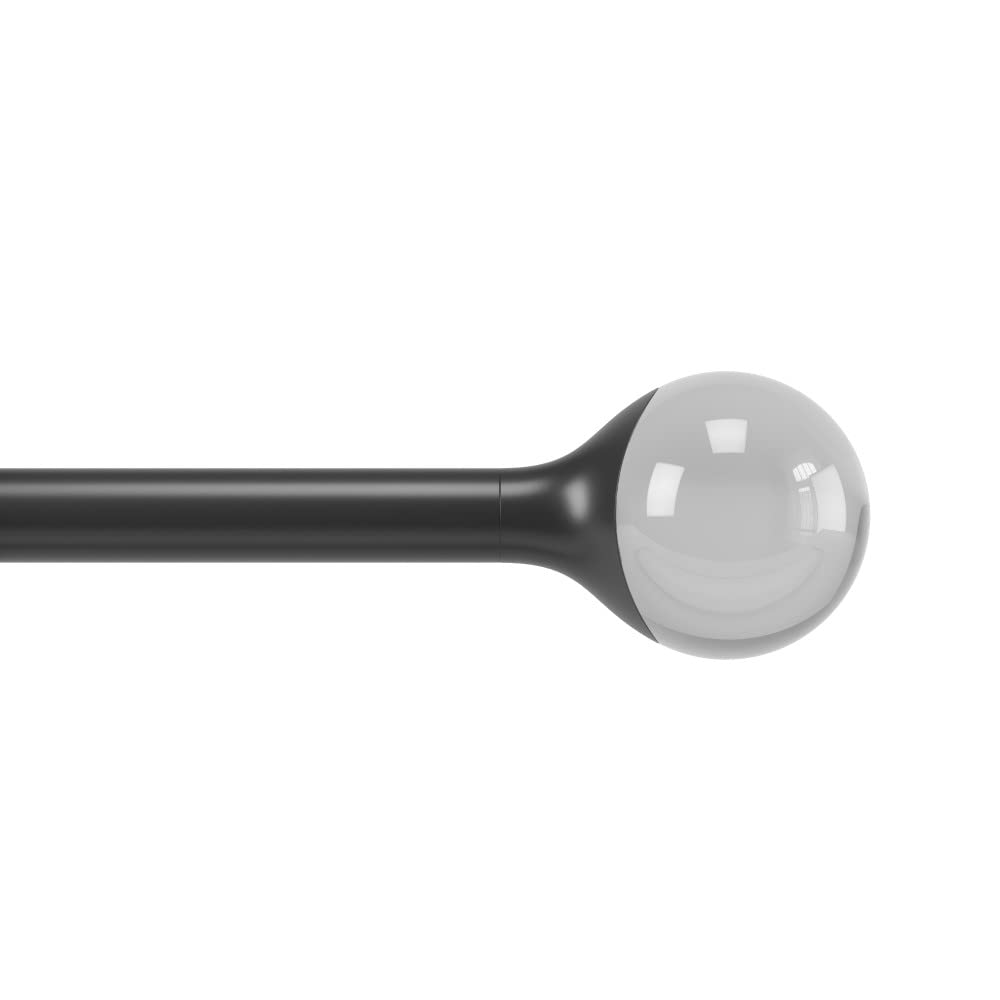 Umbra Extendable Curtain Width 21018340038 Pole, Black, 91.4-182.9cm, ORBA,