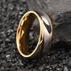 8MM Damaststahlring für Herren Eheringe Verlobungsringe Modeschmuck Geschenke für Ihn